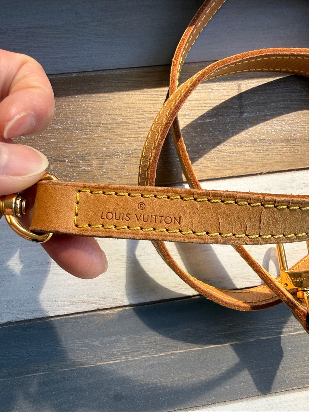 Authentic LOUIS VUITTON Vachetta 16mm Strap - Picture 5 of 14